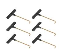 Lot de 6 extracteurs universels de crochet à ressort pour trampolines - Outil de ressort pour maison, équipement de gym, résistant à la corrosion