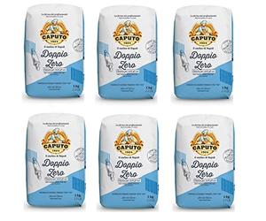 Lot de 6 farines classiques Caputo (farina caputo classica) 1 kg tipo 00