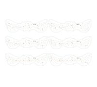 Lot de 6 faux autocollants pour femme - Tatouages temporaires imperméables à paillettes dorées et argentées - Pour fête musicale - Pour le visage, les vacances, la musique (or rose-QBT-009)