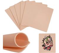 Lot De 6 Faux Tatouages Pour Tatouage, 3 Mm, 19,6 X 14,8cm, En Silicone Pur, Tatouages Big Bang, Faux Tatouages Pour La Peau