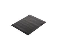 Neka Lot de 6 feuilles de cuisson BBQ 40 cm Noir