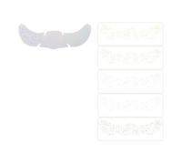 Lot de 6 feuilles de patchs de recherche de lumière - Tatouage temporaire - Pour femme - Accessoires de festival - Patchs pour filles - Festival - Face Art