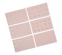 Lot de 6 feuilles d'index de la Bible - Étiquettes décoratives plastifiées faciles à lire - Fournitures de journal pour fille