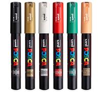 Lot de 6 feutres Posca - PC-1M - 5 couleurs