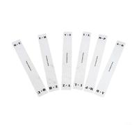 Lot de 6 fiches d'index alphabétiques pour disques vinyles pour gestion des CD et LP (cartes LP verticales)