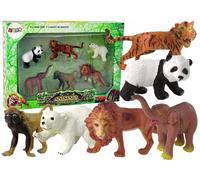 lot de 6 figurines d'animaux sauvages Animaux du monde
