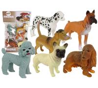Lot de 6 figurines de chiens Figurines de races de chiens