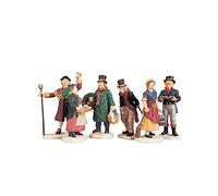 LEMAX FIGURINE VILLAGE PEOPLE - VILLAGE PEOPLE SET 6 COD 92356