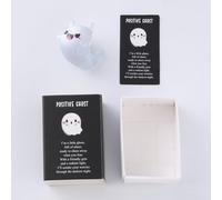 Lot de 6 figurines miniatures en résine phosphorescentes pour la maison, les fêtes d'Halloween, les loisirs créatifs, pour cadeaux de style boîte d'allumettes, décoration de jardin lumineuse (A et A)