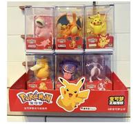 Lot de 6 Figurines Pokémon officielles 6 cm - Pikachu, Dracaufeu, Psykokwak, Ectoplasma, Ronflex, Mewtwo - Collection