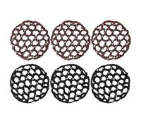 Lot De 6 Filets À Cheveux En Strass, Accessoires Pour Cheveux, Outils De Fixation De Cheveux, Accessoires De Cheveux Élégants Pour Femmes Pour La Gymnastique Et La Danse