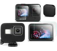 Lot de 6 films de protection d'écran en mousse + objectif + bouchon d'objectif pour caméra d'action GoPro HERO 13 12 11 10 9