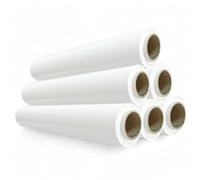 Lot de 6 films étirables 23 microns, 3 à 12 pièces, 50 cm, pour palettes, 150 m, 300 m, film d'emballage de 1,5 kg à 3,4 kg, blanc