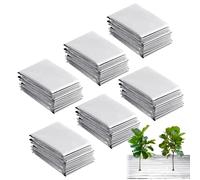 Lot de 6 Films réfléchissants - 211 x 160 cm - pour la Croissance des - pour extérieur, randonnée, Jardin, Serre, Tente de Croissance et Hiver