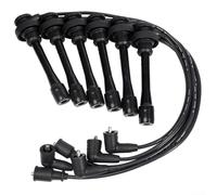 Lot de 6 fils d'allumage compatibles avec les moteurs Pajero Montero L200 Montero Sport V33W V63W V65W V73W V75W K76T K86W, OEM MD371794 MD338249 6G72 6G74