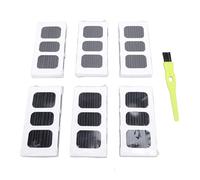 Lot de 6 filtres à air de réfrigérateur - En carbone activé - Éliminateur d'odeur de coton - Pour Paultra2 PureAir Ultra 2 - Pièce compatible avec plusieurs modèles