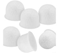 Lot de 6 filtres à eau à charbon actif à la noix de coco - Remplacement pour WGCM100S/110S/120S - Réduit le mauvais goût - Solution d'eau dure - Cuisine domestique