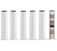 Lot de 6 filtres à eau de douche compatibles Cobbe - Élimine le chlore - Réduit les démangeaisons sèches de la peau