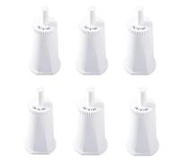 Lot de 6 filtres à eau de rechange pour machine à café expresso Sage Oracle Touch, Barista, Claro Swiss, BES008, Bes920, BES878, BES880, BES980, BES990, pièce #BES008WHT0NUC1.