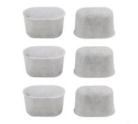 Lot de 6 filtres à eau de rechange pour machines à café, charbon actif compatible avec les modèles N-inja à portion unique et expresso pour 6/12 pièces