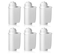 Lot de 6 filtres à eau pour machine à café Siemens EQ série EQ6 EQ9 EQ700, remplacement du filtre à eau Brita Intenza TZ70033, Bosch TCZ7003, réglage de la dureté de l'eau