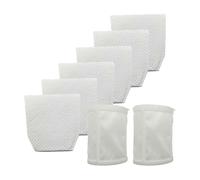 Lot de 6 filtres a vide + 2 filtres pour Makita T-03193 443060-3 XLC02ZB XLC02ZW XLC02RB1W XLC02R1B LC01Z CL180W C