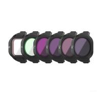 Lot de 6 filtres CPL/UV/ND ND8/PL, ND16/PL, ND32/PL, ND64/PL, CPL pour drones DJI Mini 5 Pro, en verre optique pour réduire la lumière et améliorer la saturation des couleurs