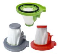 Lot de 6 filtres d'aspirateur haute densité de rechange pour aspirateur IonVac ZipVac 8842 3 en 1, pièces d'accessoires compatibles avec G160 G165, filtre lavable à poussière et débris (vert)