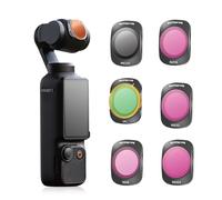 Lot de 6 filtres de poche MCUV CPL ND8 ND16 ND32 ND64 pour DJI Osmo Pocket 3 Creator Combo Accessoires d'appareil photo en verre optique HD multi-couches Filtre d'objectif polarisant CPL