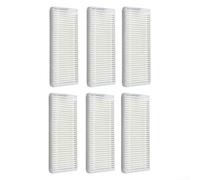 Lot de 6 filtres de rechange en polypropylène non-tissé pour robot | Ajustement parfait, installation facile, améliore la qualité de l'air, capture efficacement la poussière