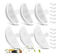 Lot de 6 filtres de rechange et lot de 12 éponges filtrantes pour fontaine automatique sans fil de 2 L, filtre de fontaine à eau BFLICROY pour chat, filtres de fontaine à eau pour animaux de compagnie