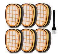 Lot de 6 filtres de rechange FC5005/01 pour Philips SpeedPro Max Aqua Plus Vacuum Cleaner Compatible avec Philips FC6822 FC6823 FC6827 FC6908 FC6906 FC6904,XC7042/01 XC8045/01 XC8147/01