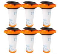 Lot de 6 filtres de rechange pour aspirateur Rowenta X-Force Flex 9.60, filtres lavables pour modèles Allergy RH2038WO, RH2037WO, RH2039WO