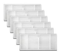 Lot de 6 filtres de rechange pour Conga 9590/9990 AI/10090 AI Spin pour aspirateurs Ultra Power - Papier filtre blanc, facile à installer, adapté aux animaux et aux enfants