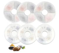 Lot de 6 filtres de rechange pour fontaine à eau pour chat Catit, filtres pour fontaine à fleurs, fontaine Catit Design Senses, Senses 2.0, Fresh & Clear en acier inoxydable triple action