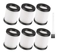 Lot de 6 filtres de rechange XL-618A pour aspirateur sans fil Moosoo XL-618A M8-PRO lavable