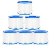 Lot de 6 Filtres de Type S1 pour Spa, Filtres de Remplacement PureSpa de Type S1, Filtre de Spa et de Bain à Remous Type S1, Filtre Spa pour Cartouches de Piscine Easy Set 29001E
