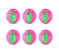 Lot De 6 Filtres Flottants For Machine À Laver, Attrape-peluches, Attrape-poils, Réutilisable, Collecte La Saleté, Boule Nettoyage, D'aspiration Nettoyage Haute Efficacité
