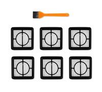 Lot de 6 filtres HEPA de rechange compatibles avec aspirateur humide et sec Xiaomi Truclean W20, lavables et réutilisables, accessoires, filtration double couche haute efficacité