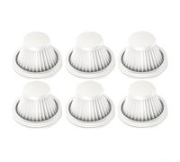 Lot de 6 filtres HEPA de rechange pour aspirateur à main Baseus A2 Pro - Filtres HEPA lavables et réutilisables