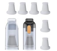 Lot de 6 filtres HEPA de rechange pour aspirateur à main - Ce filtre de rechange s'adapte à la plupart des bacs à poussière d'un diamètre de 5.2cm(Sans bac à poussière)