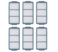 Lot de 6 filtres HEPA de rechange pour aspirateur robot pour Eufy RoboVac 11S 15C 30C 12C