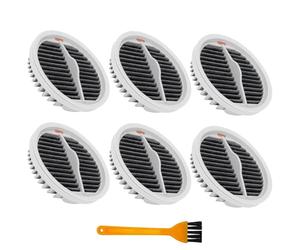 Lot de 6 filtres HEPA lavables pour aspirateur sans fil Xiaomi Roidmi X20/X30/X30/S2/F8 Storm Pro