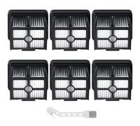 Lot de 6 filtres HEPA pour aspirateur Dreame H12 Pro/H12 Pro FlexReach/H12 Dual/H12 Pro Ultra/H13 Pro/H15 Pro/H15 Pro Heat/H15 Mix/M12/Mova M10, filtre de rechange lavable, 1 brosse