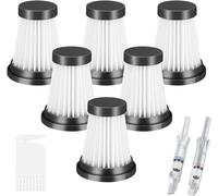 Lot de 6 filtres HEPA pour MOOSOO K12, K12 Pro, K13 Aspirateur sans fil, pour Genius Invictus One 1.0 X7, 2.0 Pièces de rechange