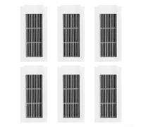 Lot de 6 filtres lavables de rechange pour aspirateur robot, haute efficacité, pour usage domestique avec animaux domestiques et enfants