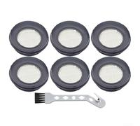 Lot de 6 filtres lavables pour aspirateur HEPA compatibles avec SunSare X7A - Modèles sans fil et portatifs, Fieety sans fil, construction en ABS qui capture la poussière fine