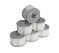 Lot de 6 filtres pour piscines gonflables MSPA V2. Ø106 cm - 6 cartouches filtrantes remplaçables pour spa gonflable