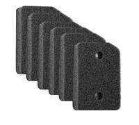 Lot de 6 filtres pour sèche-linge Miele T1 9164761 - Pour sèche-linge à pompe à chaleur Miele T1 - 207 x 157 x 30 mm - Éponge filtrante - Pièces de rechange - Filtre éponge - Tapis filtrant