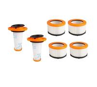 Lot de 6 filtres pré-filtres et post-filtres lavables compatibles for aspirateur Rowenta X-FORCE FLEX 9.60 ZR009010/ZR00901
